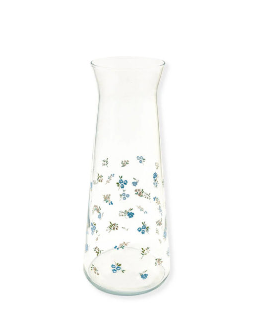 Karaffel m/Små blå blomster