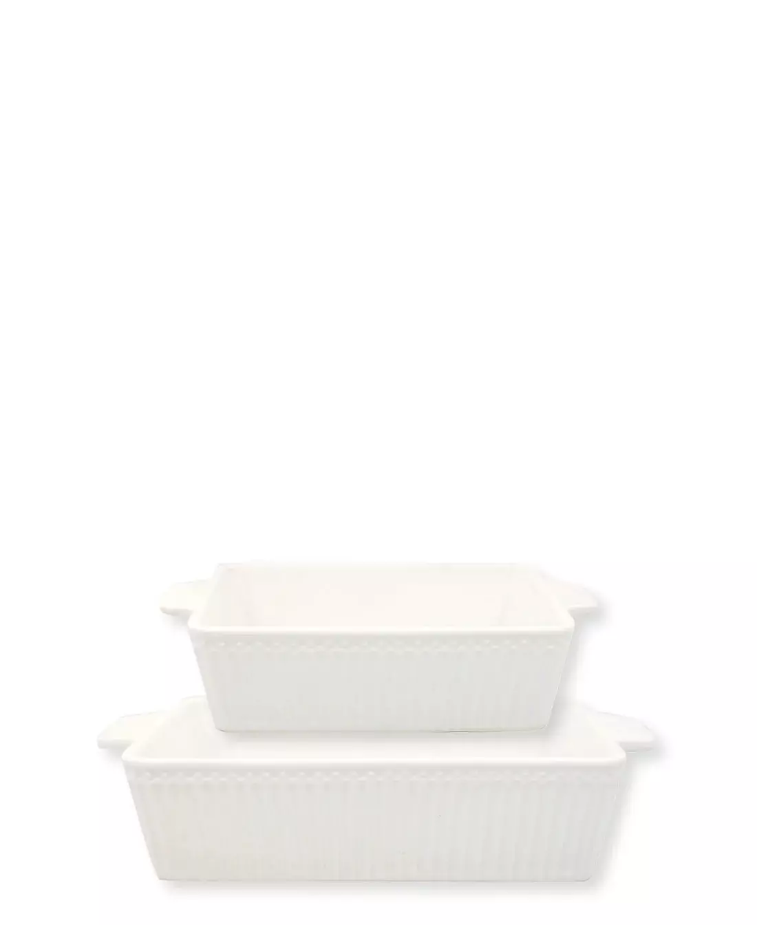 Ildfastform hvit stor