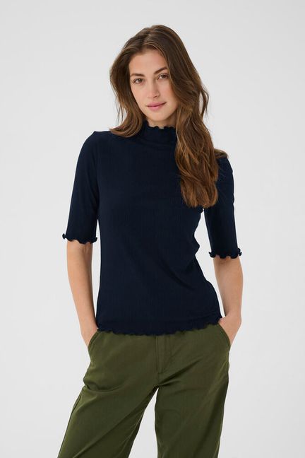 Ribba høyhalset genser