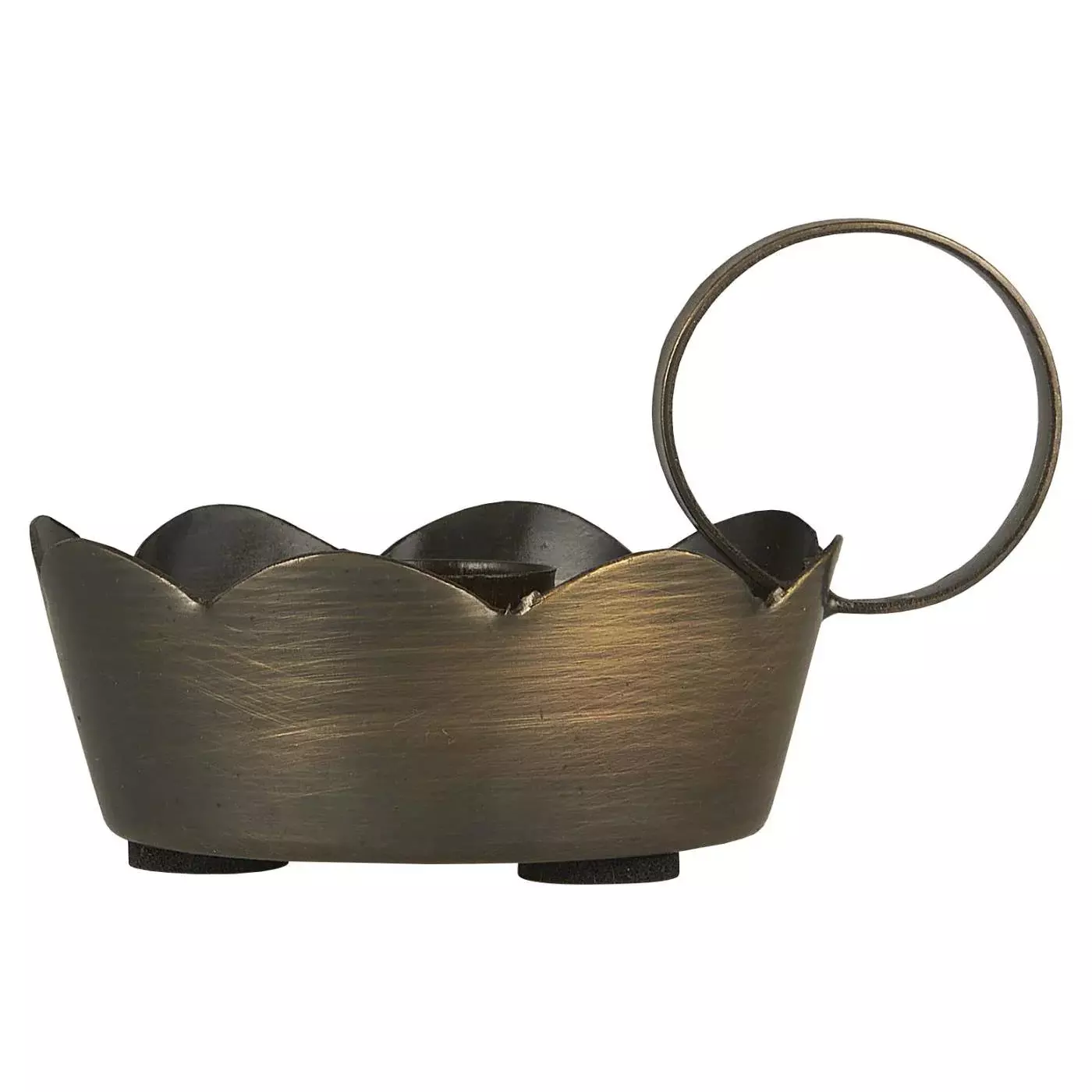 lysestake med bølgette kant