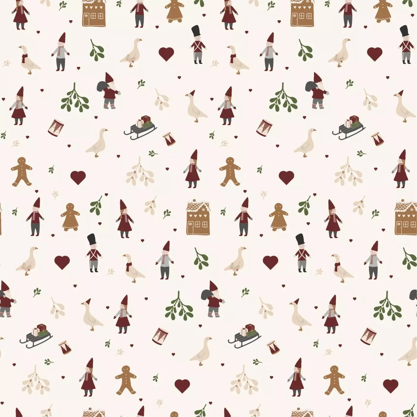 Servietter nostalgisk jul 50pk