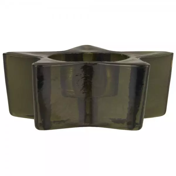 Stjerneformet Telysholder grønn