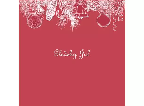 Serviett "Gledelig jul"