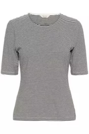 Nemi tskjorte - tynne striper - navy