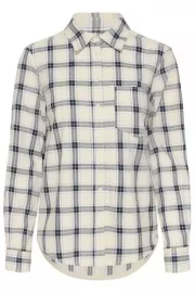 Yana rutete Skjorte - Blå