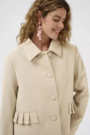 Ceccie kort jakke - Beige