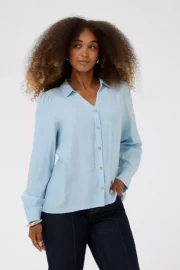 Heidy bluse -lys blå