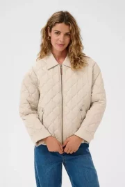 Arwen kort jakke -Beige