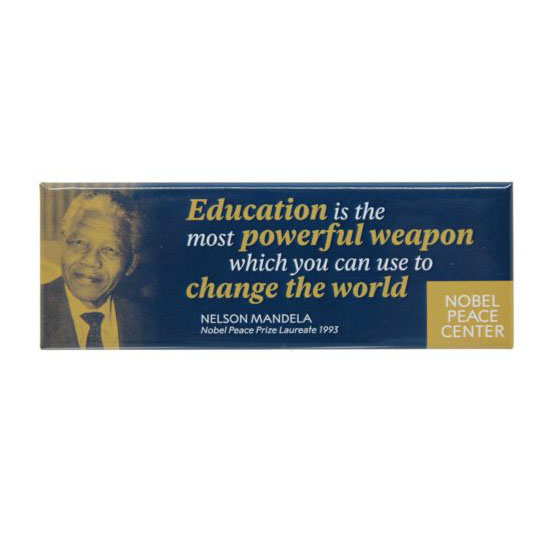 Magnet Nelson Mandela "Education is.."