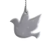 Reflective Hanger Peace Dove