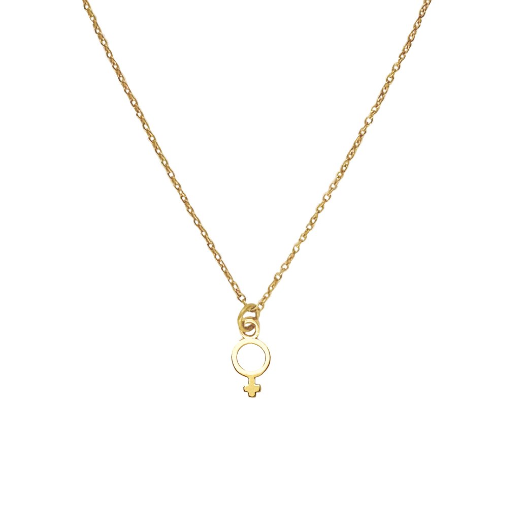 Virtue Necklace Goldtoned Brass