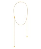 Voyager Necklace Goldtoned Brass
