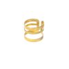 Mojave Ring Goldtoned Brass