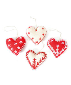 Others Christmas Hearts 4pk