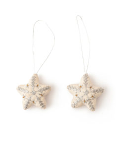Others Christmas Stars Silver 2pk