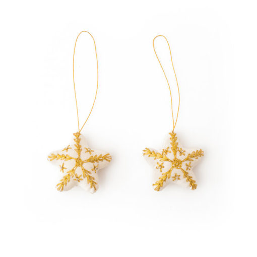 Others Christmas Stars Gold 2pk