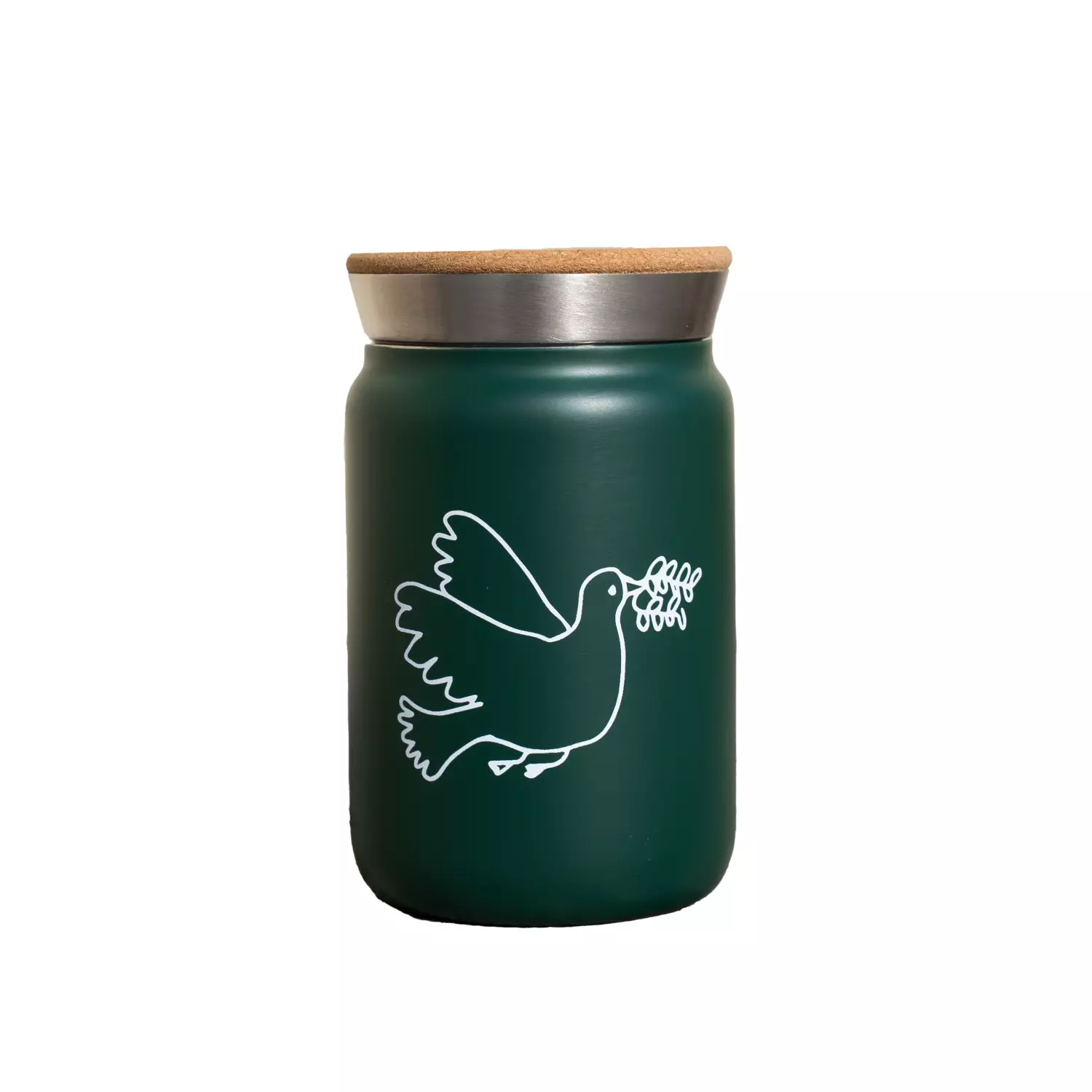 Thermos Glass Peace Dove