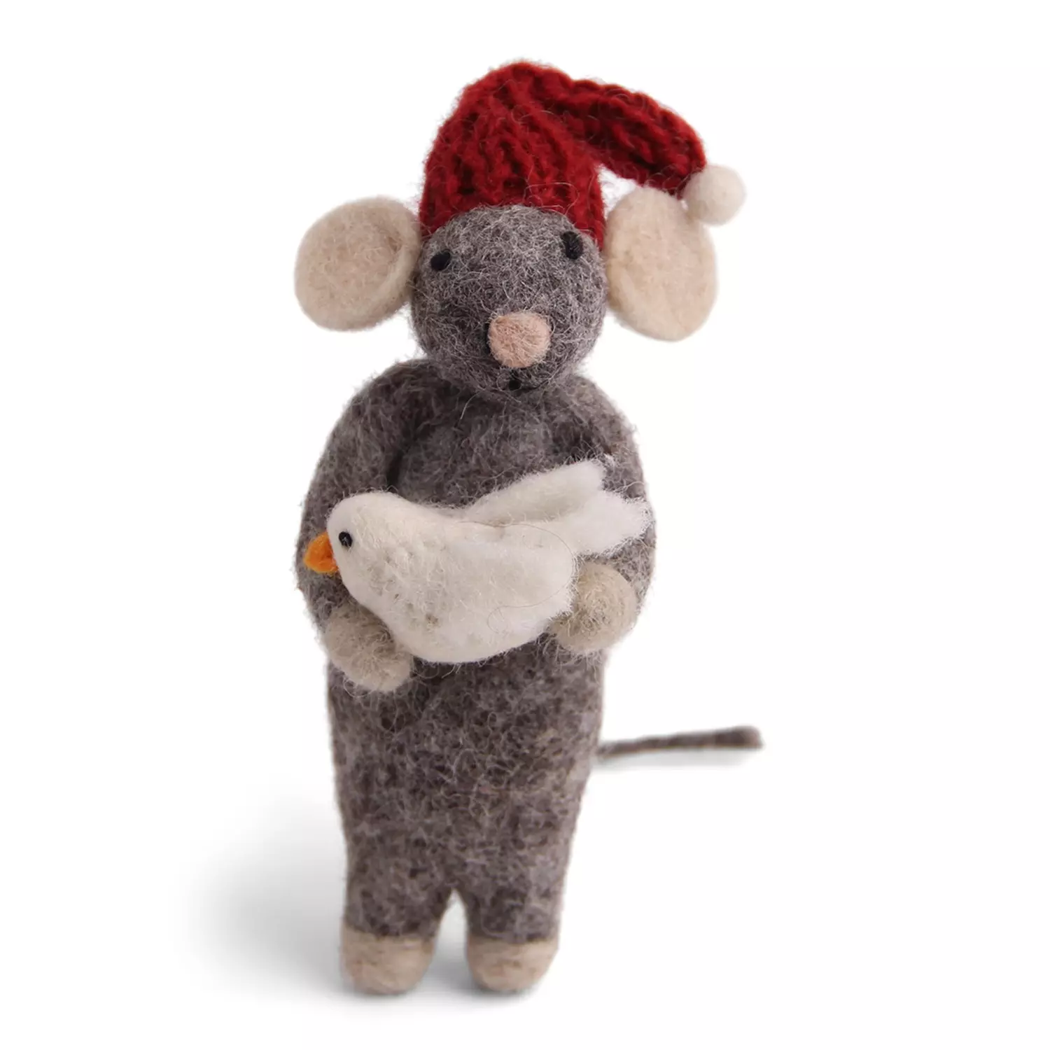 Gry&Sif Grey mouse with bird