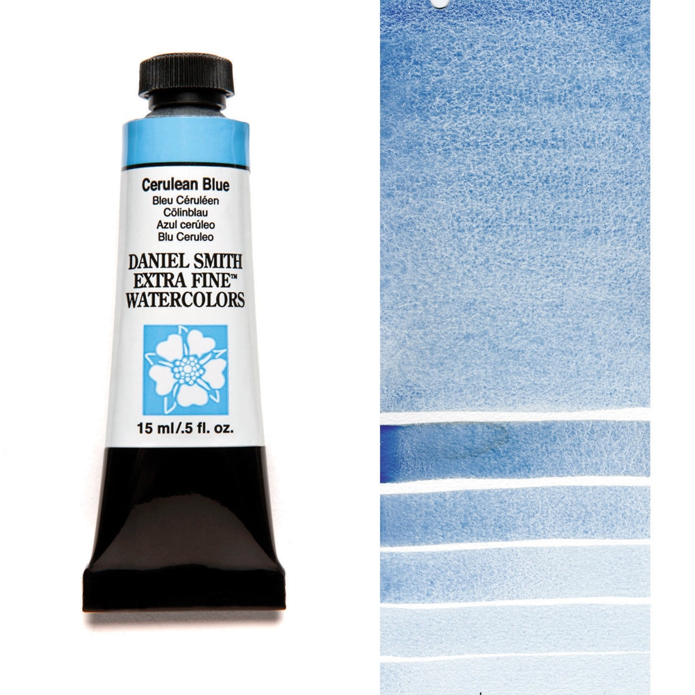 Daniel Smith Extra fine Watercolors 15 ml 206 Cerulean Blue S3
