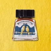 W&N Drawing Ink 14ml 123 Canary Yellow