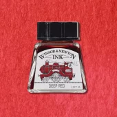 W&N Drawing Ink 14ml 227 Deep Red