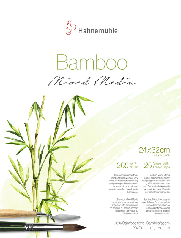 Hahnemühle Bamboo MixedMedia Pad 265gr 24x32 628540