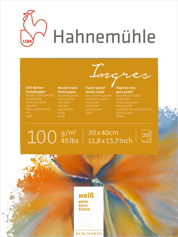 Hahnemühle Ingres Pastel Pad 100gr. 30x40 628054
