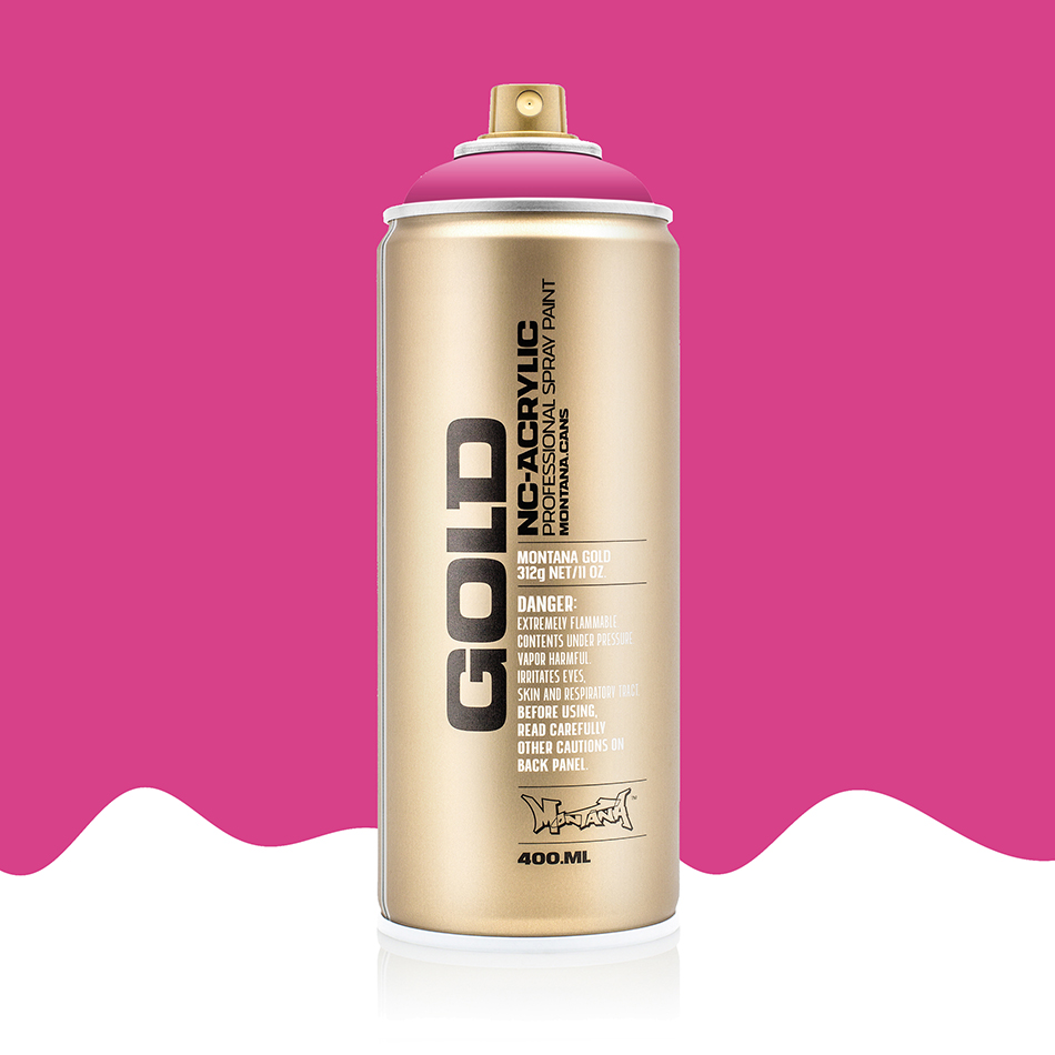Montana GOLD Acrylic Spray 400ml G3130 Pink Pink