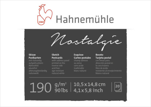 Hahnemühle Postcard Sketch Pad 190gr A6 628220