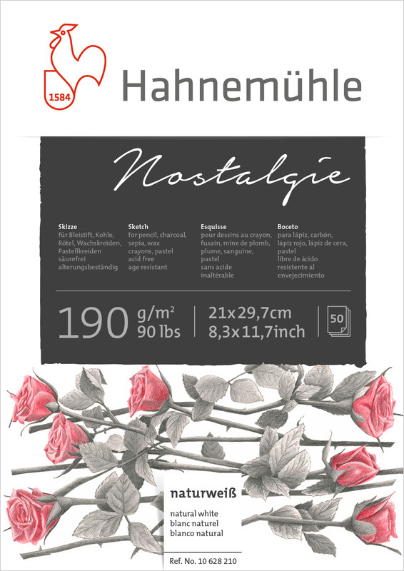 Hahnemühle Nostalgie Sketch Pad 190gr A4 628210