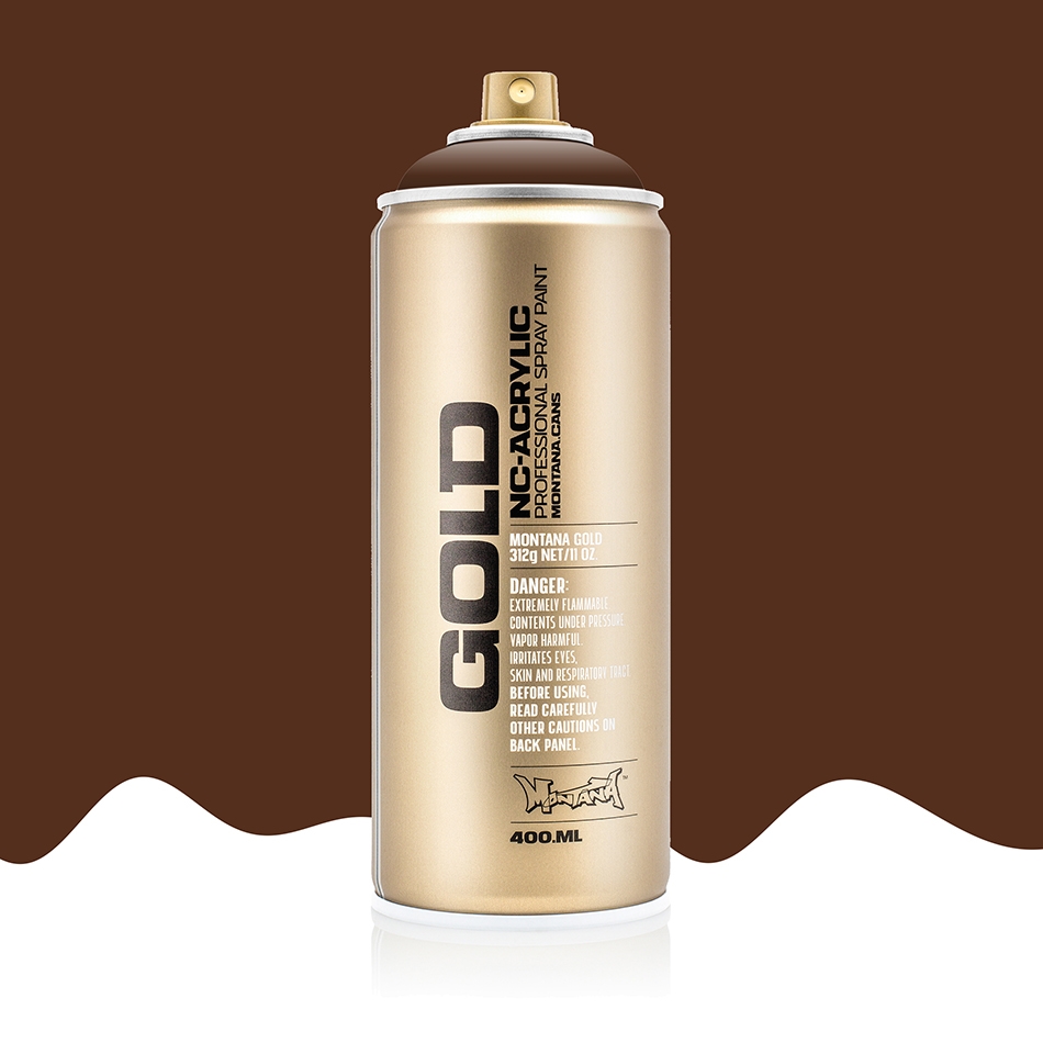Montana GOLD Acrylic Spray 400ml G8120 Cacao