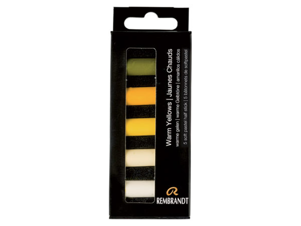 Rembrandt Soft Pastel set 6 Cool Yellows