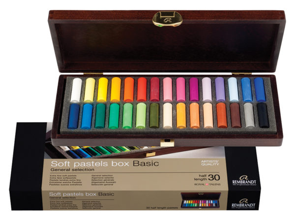 Rembrandt Soft Pastel set 30 General selection half stick