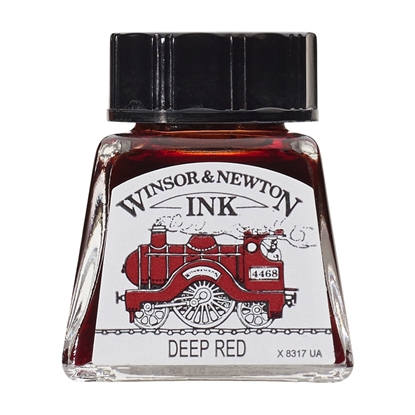 W&N Drawing Ink 14ml 227 Deep Red