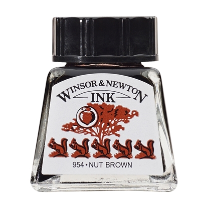 W&N Drawing Ink 14ml 441 Nut Brow