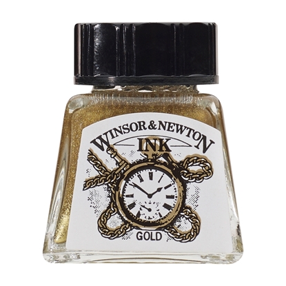 W&N Drawing Ink 14ml 283 Gold