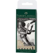 Faber-Castell Pitt Black set 6