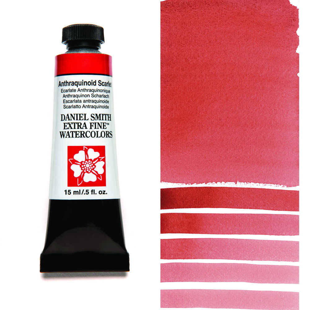 Daniel Smith Extra fine Watercolors 15 ml 224 Anthraquinoid Scarlet S3