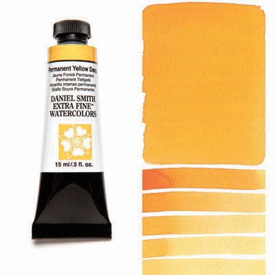 Daniel Smith Extra fine Watercolors 15 ml 133 Permanent Yellow Deep S2