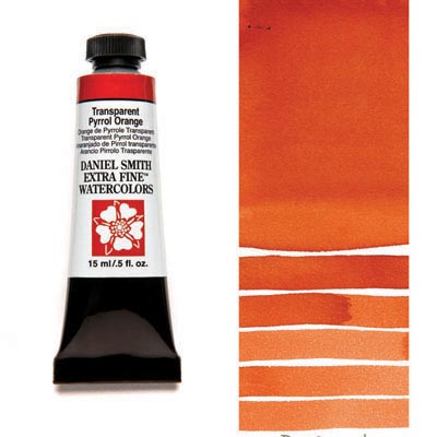 Daniel Smith Extra fine Watercolors 15 ml 187 Transparent Pyrrol Orange S2