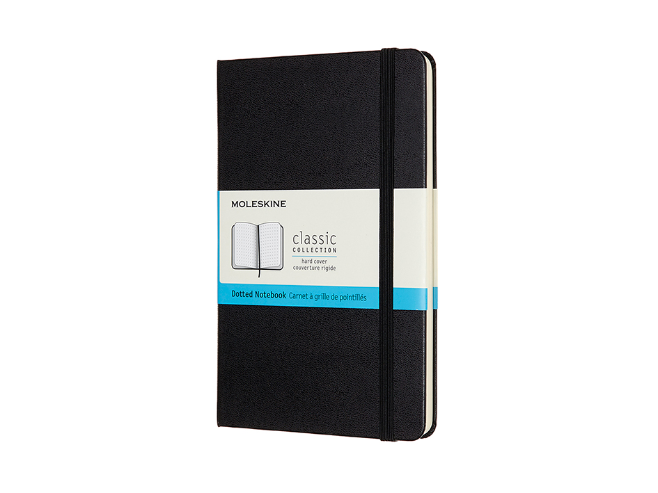 Moleskine Classic Notebook Hard - Prikker Black 11,5x18cm