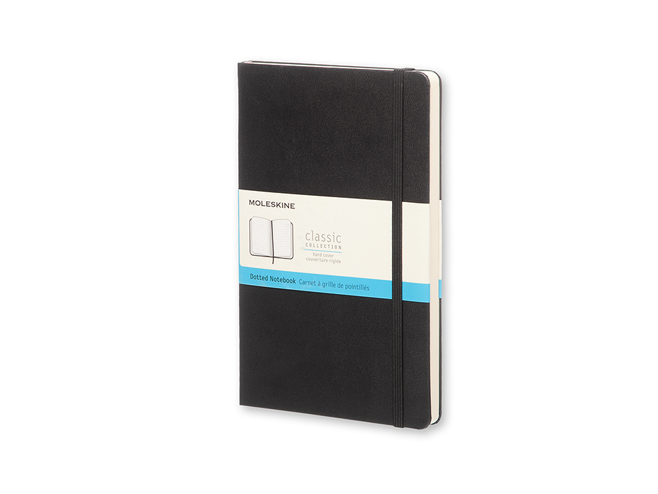 Moleskine Classic Notebook Hard - Prikker Black 13x21cm