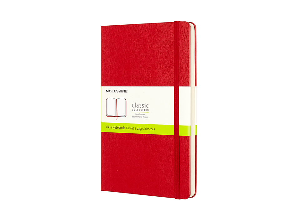 Moleskine Classic Notebook Hard - Blank Scarlet Red 13x21cm