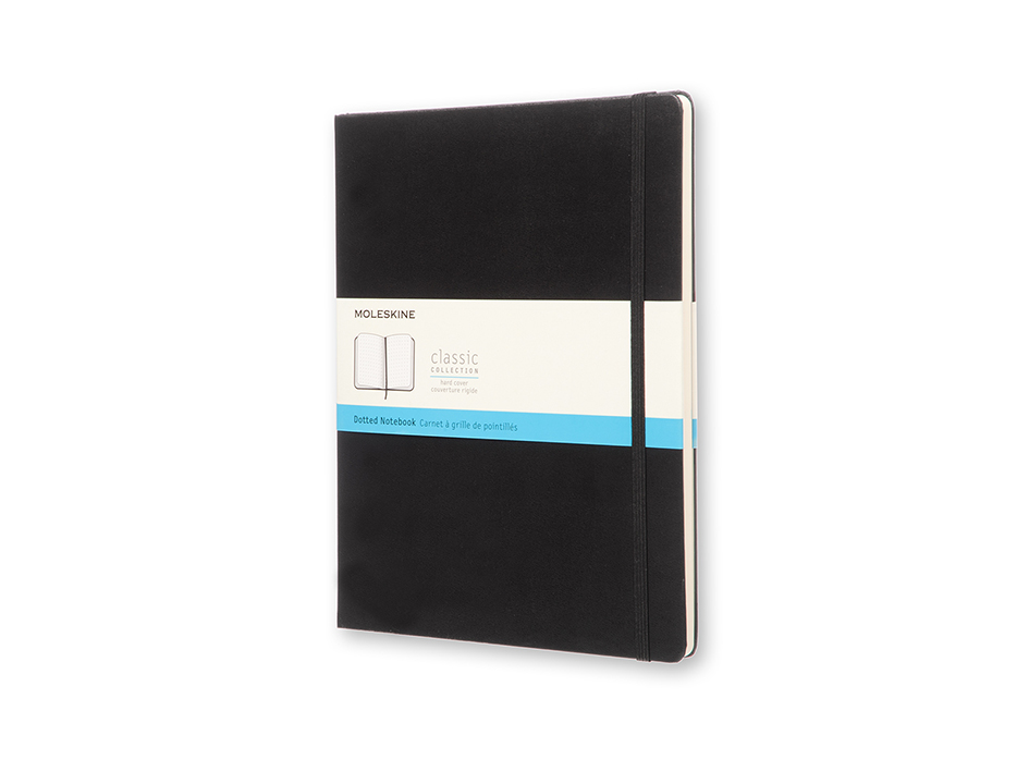 Moleskine Classic Notebook Hard - Prikker Black 19x25cm