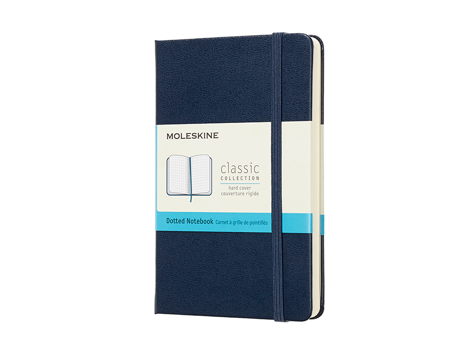 Moleskine Classic Notebook Hard - Prikker Sapphire Blue 9x14cm