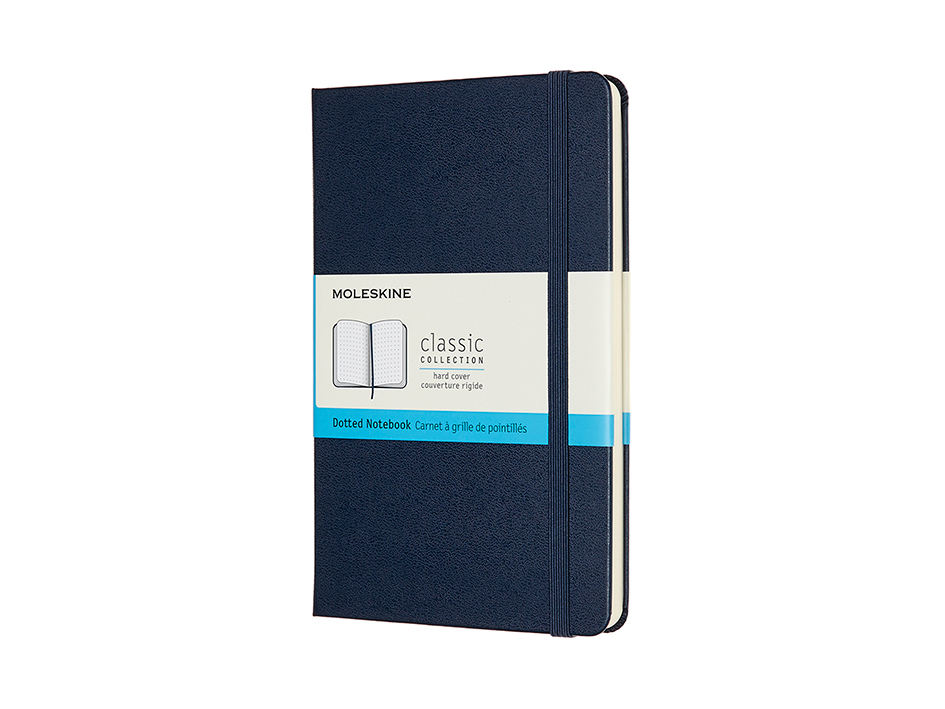 Moleskine Classic Notebook Hard - Prikker Sapphire Blue 11,5x18cm