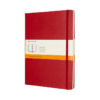 Moleskine Classic Notebook Hard - Linjert Scarlet Red 19x25cm