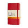 Moleskine Classic Notebook Soft - Linjert Scarlet Red 9x14cm