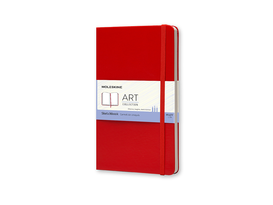 Moleskine Art Sketchbook Hard - Blank Scarlet Red 13x21cm
