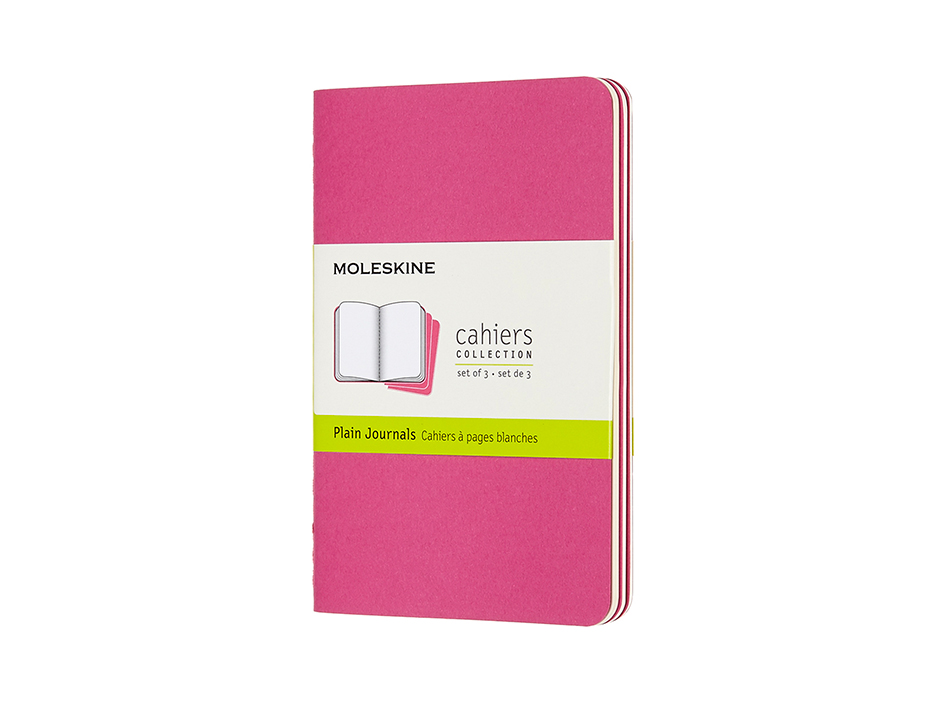Moleskine Cahier Journal P - Blank Kinetic Pink 9x14